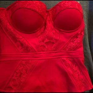 Charlotte Russe corset bustier